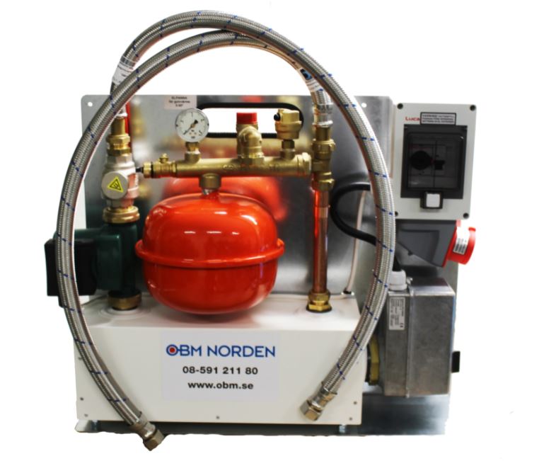 Varmeveksler gulvvarme < 9 kW